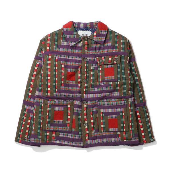 BODE(ボーディー)｜PLAID LOG CABIN QUILT JACKET(プレイドログキャビンキルトジャケット)｜【公式通販 UNIONT TOKYO】｜ユニオントーキョー