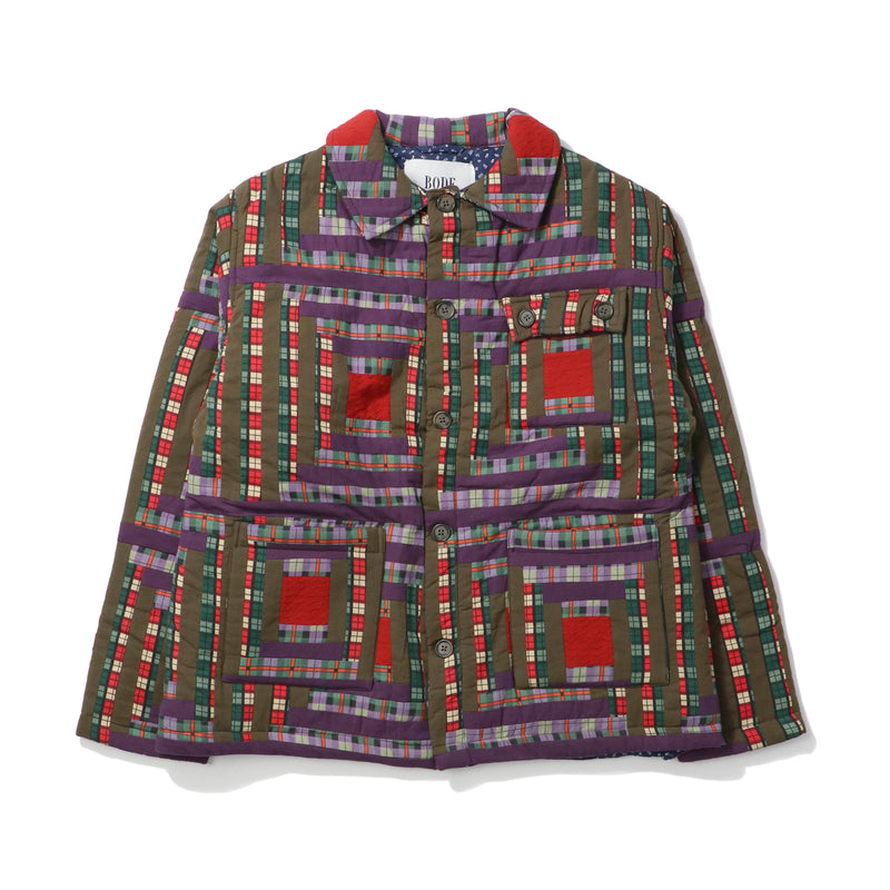 BODE(ボーディー)｜PLAID LOG CABIN QUILT JACKET(プレイドログキャビンキルトジャケット)｜【公式通販 UNIONT TOKYO】｜ユニオントーキョー