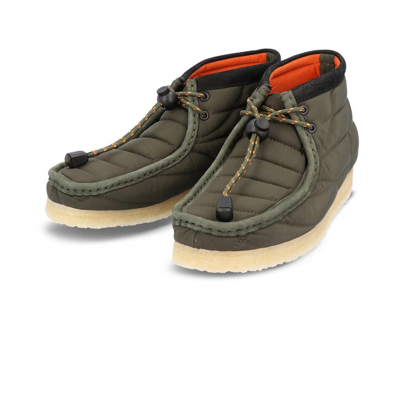 CLARKS(クラークス)｜Wallabee Boot Khaki Quilted(ワラビーブーツ