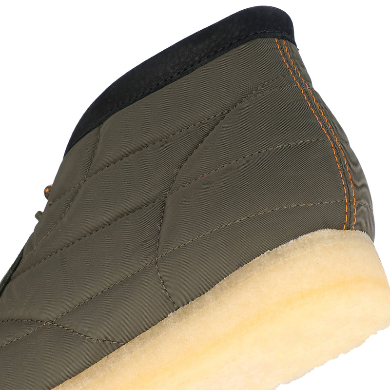 CLARKS(クラークス)|Wallabee Boot Khaki Quilted(ワラビーブーツ