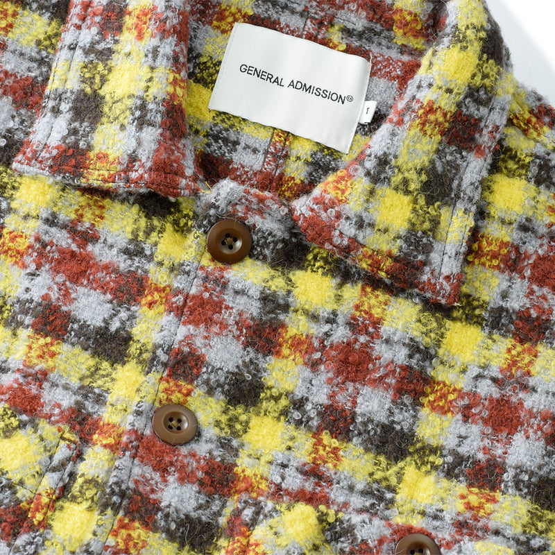 GENERAL ADMISSION(ジェネラルアドミッション)｜NEPPED PLAID OVER SHIRT(ネップドプラッドオーバーシャツ)｜【公式通販 UNIONT TOKYO】｜ユニオントーキョー