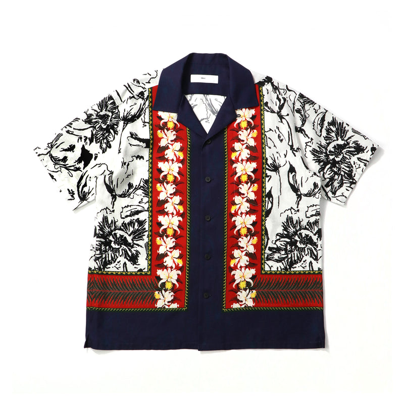 TOGA(トーガ)｜Cupra cotton twill print shirt(キュプラコットン