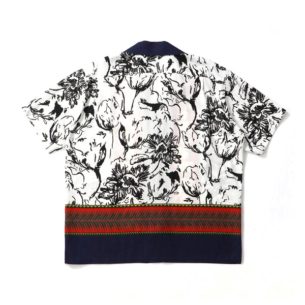 TOGA VIRILIS(トーガヴィリリース)｜Cupra cotton twill print shirt(キュプラコットンツイルプリントシャツ)｜【公式通販 UNIONT TOKYO】｜ユニオントーキョー